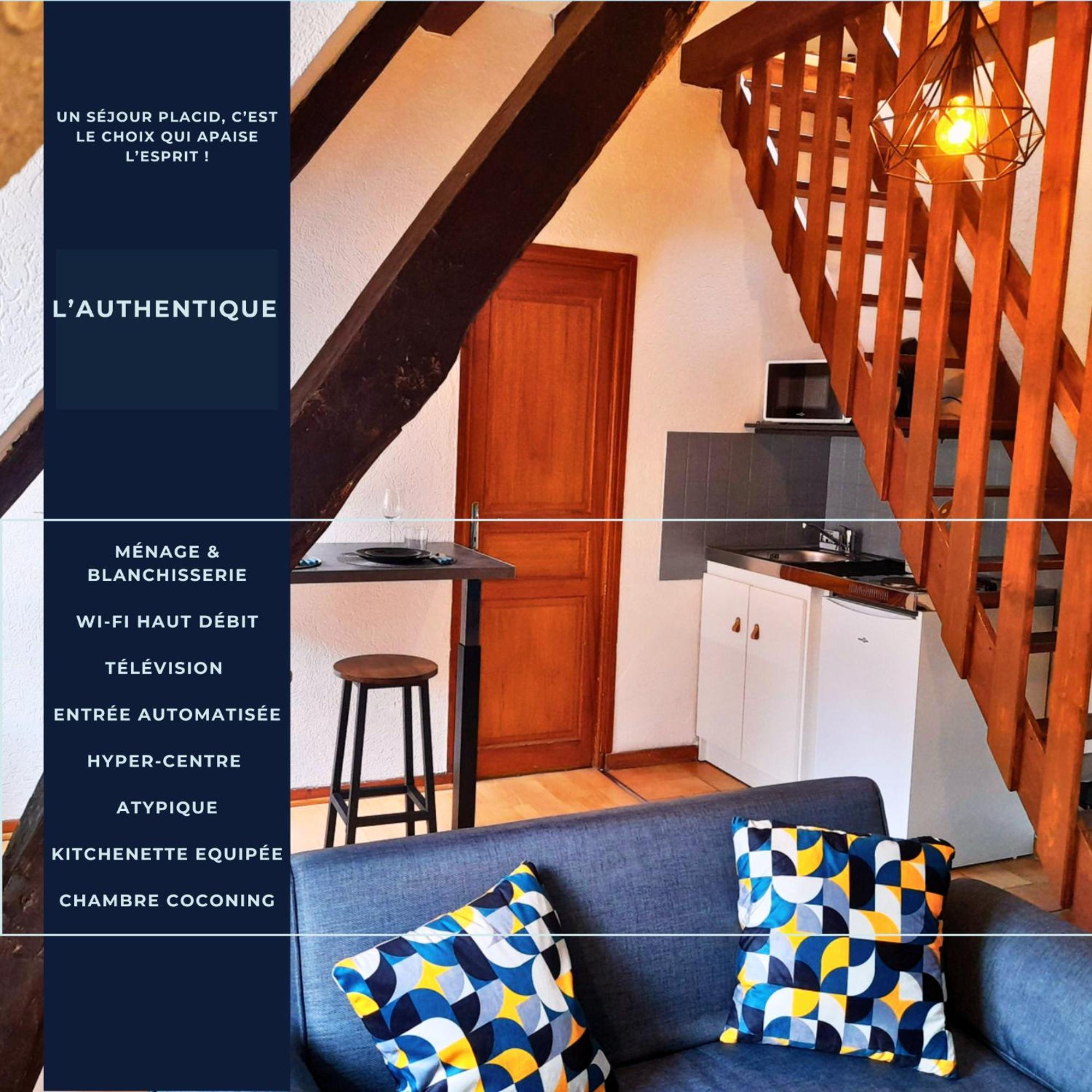 L'Authentique - Appartement Cosy En Hyper Centre بوفيه المظهر الخارجي الصورة